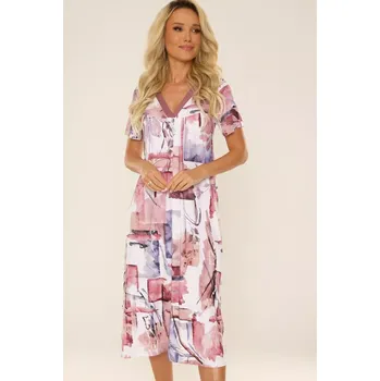 Dámská košile DÁMSKÁ KOŠILE FIALOVÁ 776 borůvky L