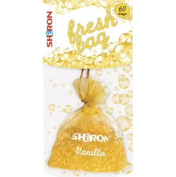 Osvěžovač vzduchu SHERON - různé vůně (vanilka, black, wellness, levandule, zelené jablko, bubble gum)