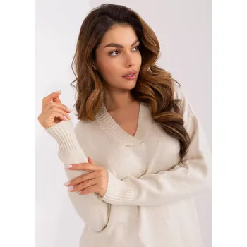Dámský svetr Dámský svetr BA SW 0577.32X světle béžový - FPrice UNI