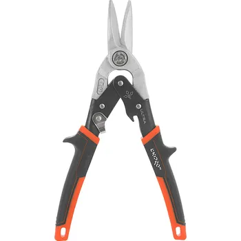 Nůžky na plech Rovné nůžky na kov, zesílené, Cr-Mo ocel 250 mm ULTRA Dnipro-M