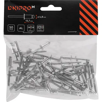 Nýt Hliníkový nýt 4,8x12,7 mm (50 ks) Dnipro-M