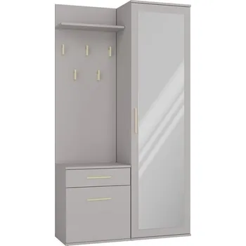 Předsíňová stěna Předsíňová sestava Topaz, šedá