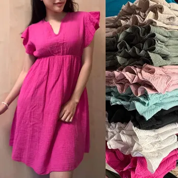 Dámské šaty Mušelínové šaty Eli Tyrkysové