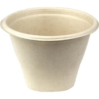 Jednorázové nádobí Sabert Polévková miska z cukrové třtiny 500ml Ø130mm 100ks