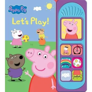 První čtění Peppa Pig: Let's Play! Sound Book: - (PI KIDS)(Leporelo)