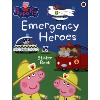Cizojazyčná kniha Peppa Pig: Emergency Heroes Sticker Book (PIG PEPPA)(Brožovaná)