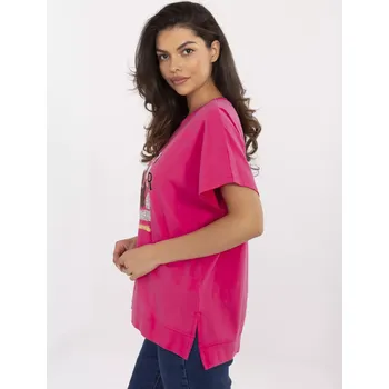 Dámská košile Halenka CLM BZ 1701.81 fuchsiová S/M