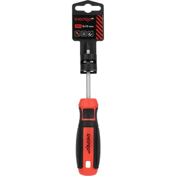 Šroubovák Křížový šroubovák s fosfátovým hrotem PH1 5x75, S2 Dnipro-M