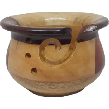 Miska na klubíčka a jehlice z kombinace dřev