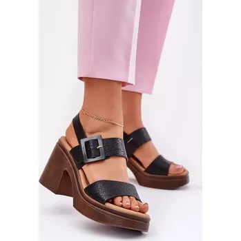 Dámské sandále Sandály na podpatku model 213164 Step in style 37