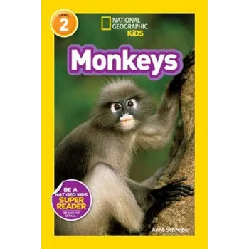 Cizojazyčná kniha National Geographic Kids Readers: Monkeys (Anne Schreiber)(Brožovaná)