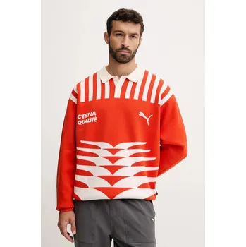 Pánský svetr Svetr Puma pánský, oranžová barva, 632512, S, 23X
