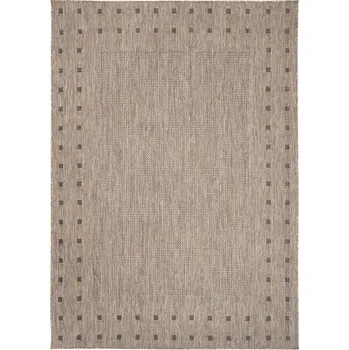 Koberec Makro Abra Kusový koberec Sisal MELISSA KE63A hnědý Rozměr: 80x200 cm