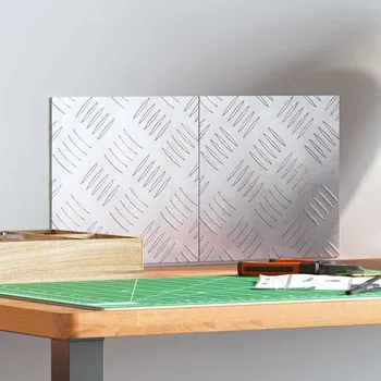 Příslušenství pro gril vidaXL Kolečkové desky 2 pcs Stříbrná 20 x 20 cm Hliník [4104237]