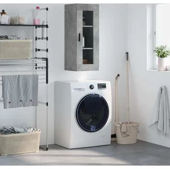 vidaXL Nástěnná skříňka 34,5 x 34 x 90 cm [828928] Barva: Betonová šedá