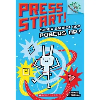 Kniha Super Rabbit Boy Powers Up! A Branches Book (Press Start! #2) (Thomas Flintham)(Brožovaná)