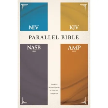 NIV, KJV, NASB, Amplified, Parallel Bible, Hardcover (ZONDERVAN)(Pevná)