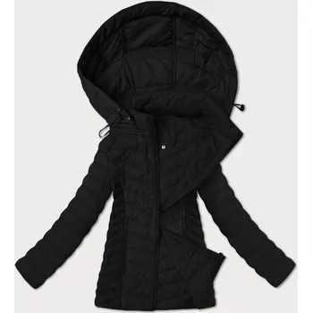 Lehká černá dámská bunda s odepínací kapucí J Style (16M9230-392) odstíny černé S (36)