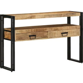Konferenční stolek vidaXL Konzolový stolek Hnědá 120 x 33 x 75 cm Masivní mangové dřevo [4102739]