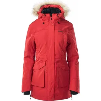 Dámská bunda W zateplená 92800441438 červená - Hi-tec M
