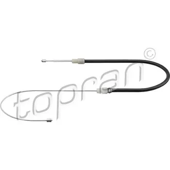 Lanko parkovací brzdy Tazne lanko, parkovaci brzda TOPRAN 631 751
