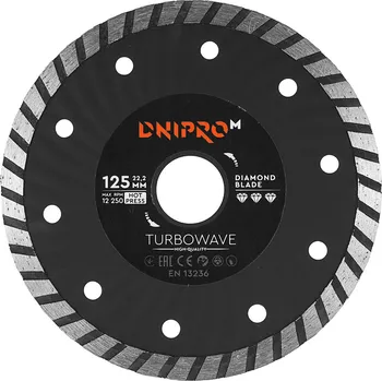 Řezný kotouč Diamantový kotouč Turbowave 125 22,2 mm Dnipro-M