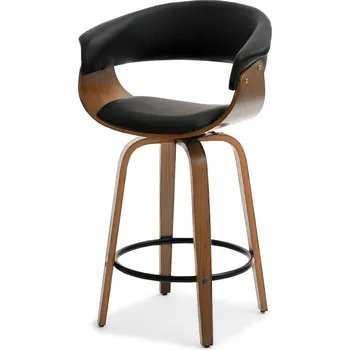 Křeslo Mebel Partner Enzo H (ořech tmavý + ořech)