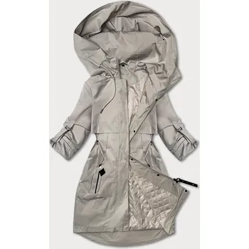 Světle béžová dámská bunda typu větrovka S'West (B8357-26) odstíny béžové XXL (44)