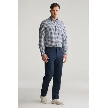 Pánské oblečení KALHOTY GANT REGULAR TP CHINOS MARINE