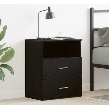 Noční stolek vidaXL Noční stolek Černý dub 50 x 32 x 60 cm kompozitní dřevo [862051]
