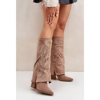 Dámské kozačky Kozačky na podpatku model 204657 Step in style 41