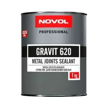 Tmel NOVOL GRAVIT 620 - Silikonová těsnicí hmota šedá 1kg