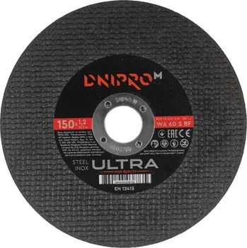 Řezný kotouč Řezný kotouč ULTRA 150x1,2 22,2 mm Dnipro-M
