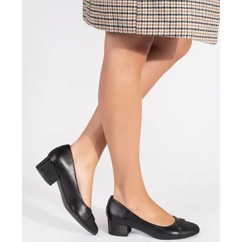 Dámské lodičky Designové dámské lodičky na širokém podpatku 36