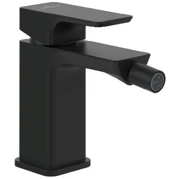 Villeroy & Boch Bidetová baterie s výpustí, matná černá - TVB112001000K5