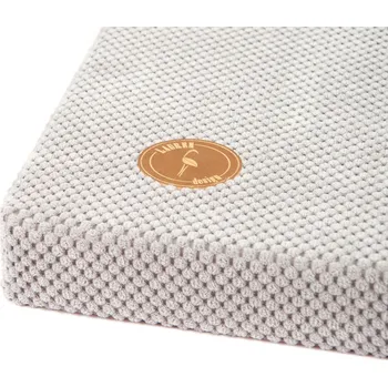 Pelíšek pro psa LAUREN design Matrace pro psy Demi PREMIUM-COMFORT, světle šedá Velikost: 100 x 80 x 5 cm