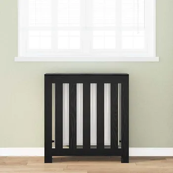 Radiátor vidaXL Kryt radiátoru Černý dub 78 x 20 x 82 cm 1 x skříň pro pračku [869223]