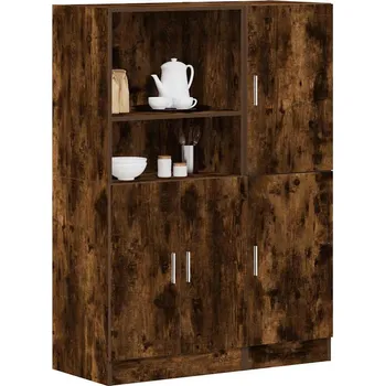 Organizace kuchyně vidaXL Sada 2 kusů kuchyňských skříněk kompozitní dřevo [3324148] Barva: kouřový dub