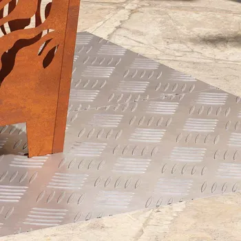 vidaXL Kolečkové desky 2 pcs Stříbrná 100 x 40 cm Hliník [4104341]