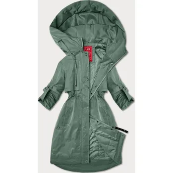 Světle zelená dámská bunda s ohrnutými rukávy LHD (LHD-24591) odstíny zelené M (38)