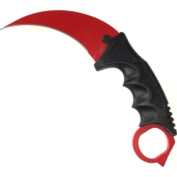 Pracovní nůž Chladné Zbraně Karambit "CLAW OF T-REX" červený (CS:GO edice)