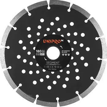 Řezný kotouč Diamantový kotouč Segment 180 22,2 Dnipro-M