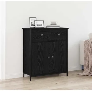 Komoda vidaXL Servírovací skříň Černý dub 70 x 30 x 80 cm kompozitní dřevo [863159]