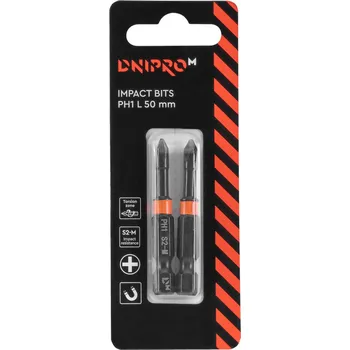 Bit Bit Impact PH 1 50 mm 2 ks Dnipro-M