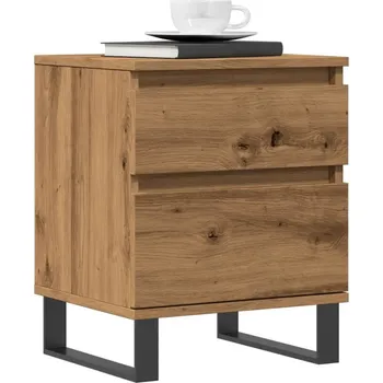 Noční stolek vidaXL Noční stolek 40 x 35 x 50 cm kompozitní dřevo [830688] Barva: dub artisan