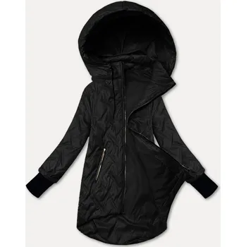 Lehká černá dámská bunda s odepínací kapucí S'West (B8371-1) odstíny černé 48