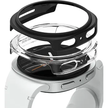 Náhradní díl pro mobilní telefon 2ks v balení, Ringke Slim 2-Pack Samsung Galaxy Watch 8 (40 mm) čiré a matně černé