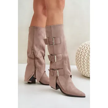 Dámské kozačky Kozačky na podpatku model 203505 Step in style 39