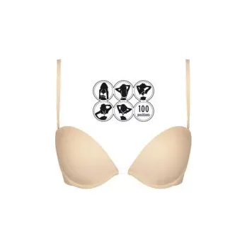 Podprsenka Dámská podprsenka s mnoha možnostmi řešení ramínek MULTIWAY BRA W9243 - WONDERBRA tělová 75A