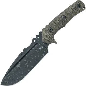 kapesní nůž Fox/Wander Tactical Uro pevný nůž, nerezová ocel Niolox s kyselinovým povrchem čepele, rukojeť Micar